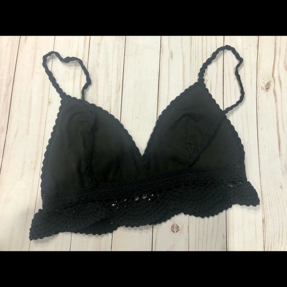 Brandy Melville Tammie Crochet Bralette Honeypunch - Picture 7 of 10